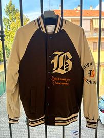 Bomber / Giacca college Berskha (Marrone e Beige)