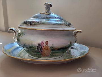 centro tavola dipinto a mano