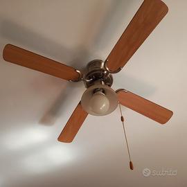 2 VENTILATORI A PALE DA SOFFITTO