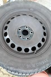 4 cerchi in ferro da 16" VW