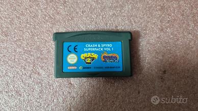 0866NN-Crash Bandicoot 2+Spyro Season Ice GameBoy
