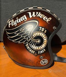 abbigliamento moto casco 70's
