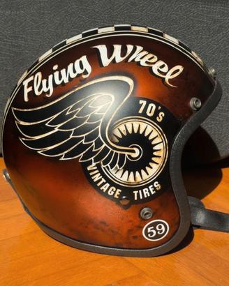 abbigliamento moto casco 70's