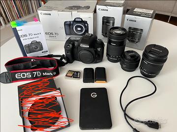Canon 7D mkII + obiettivi + accessori