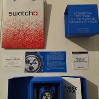 orologio blu moderno 