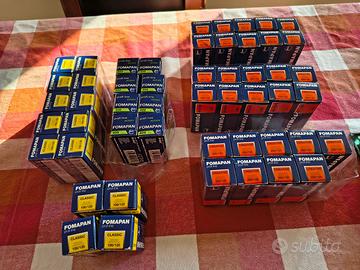 Stock 51 rulli 120 Fomapan 100/200/400 Scad. 2027