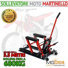 PONTE SOLLEVATORE MOTO CARRELLO CRIC IDRAULICO 680