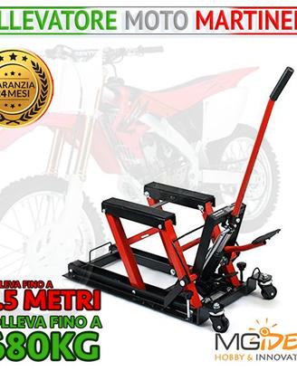PONTE SOLLEVATORE MOTO CARRELLO CRIC IDRAULICO 680