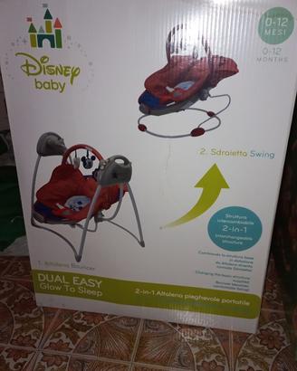 sdraietta neonati 0-12 Disney sigillata in box