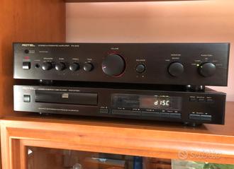 Amplificatore Rotel + lettore CD  			