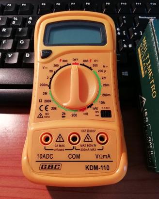 Multimetro digitale GBC  KDM-110 - NUOVO