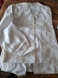 3 camicie da notte in lino