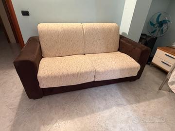 Divano 2 posti con funzione letto