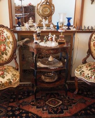 Coppia Poltroncine Francesi d'Epoca Noce