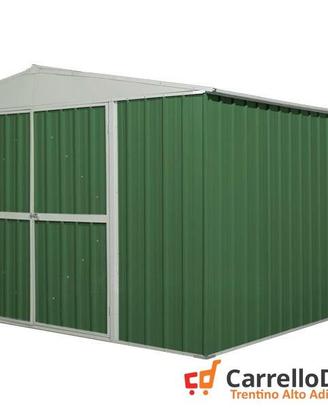 Box prefabbricato in acciaio 360x430cm verde