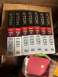 Cassette VHS marca TDK sigillate