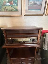 Mobile Giradischi Audiola Vintage - Radio AM/FM, C