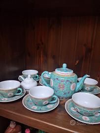 Servizio vintage cinese da the, da caffè e da sake