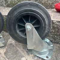 Ruote in gomma piena su cerchione 200/50-100 TENTE