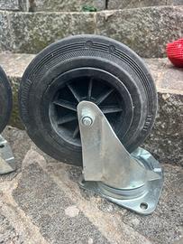 Ruote in gomma piena su cerchione 200/50-100 TENTE