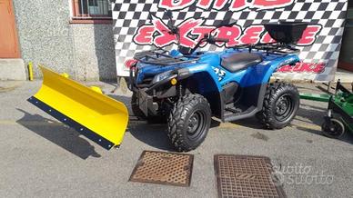 Quad atv Cf moto 450 fresa erba carrello 4x4