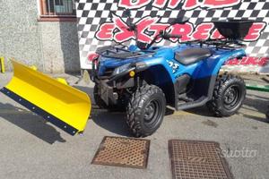 Quad atv Cf moto 450 fresa erba carrello 4x4