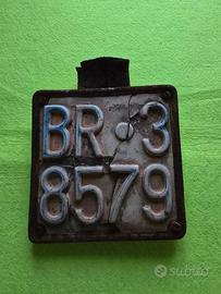 targa Ape 600 originale 