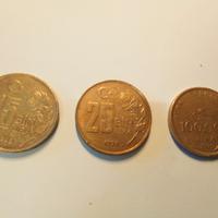 Turchia Serie di 3 Monete del 1998 e 1999