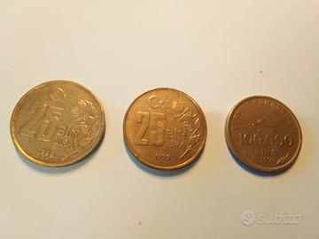 Turchia Serie di 3 Monete del 1998 e 1999