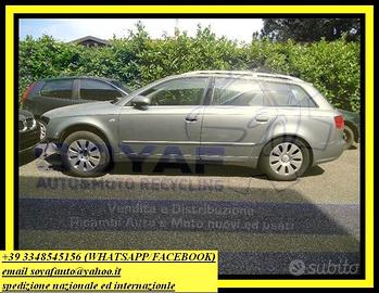 Ricambi Audi A4 B6 BE sw station wagon fino 2008