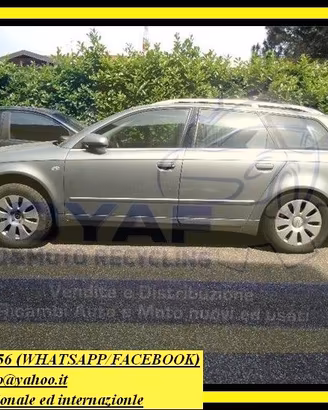 Ricambi Audi A4 B6 BE sw station wagon fino 2008