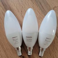 3 lampadine philips hue E14 White and color 