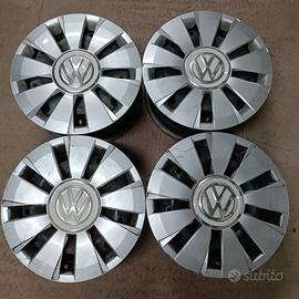 4 CERCHI IN FERRO VOLKSWAGEN POLO LUPO R14 FT2032