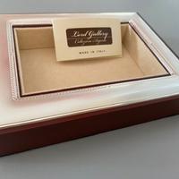 Portagioie legno/argento