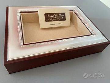 Portagioie legno/argento