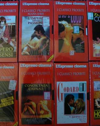 8 VHS Eros d'autore-Serie L'Impero dei Sensi