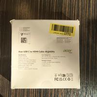 Cavo Acer USB C to HDMI Cable 4 k@60Hz