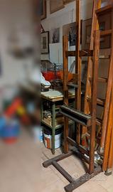 Cavalletto da pittore vintage