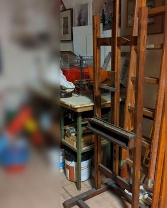 Cavalletto da pittore vintage