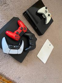 tablet samsung+xbox 360+play 4 slim
