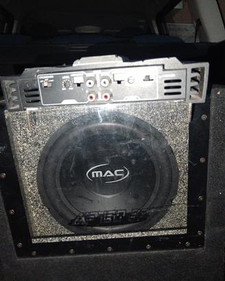 Impianto audio , sub+ amplificatore+altoparlanti