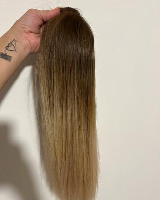 Parrucca capelli veri europei