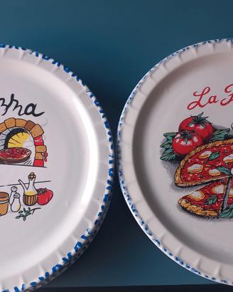 Set n.6 piatti in ceramica Pizza Master 
