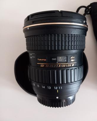 Tokina AT- X PRO SD 11 16 f 2.8 DX  II per nikon