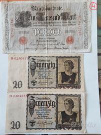 lotto banconote marchi