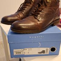 stivaletto/anfibio bugatti pelle marrone