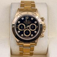 Rolex daytona zenith 16528 diamond dial full set