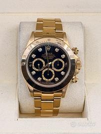 Rolex daytona zenith 16528 diamond dial full set