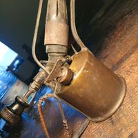 lampada svedese vintage a benzina collezione 