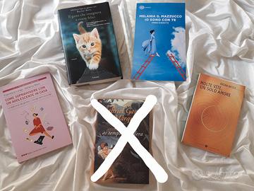 4 romanzi +  libro in omaggio